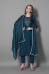 Asmita By Nsf Silk  Blend With Embroidery Work Top With Bottom Dupatta Wholesale Online